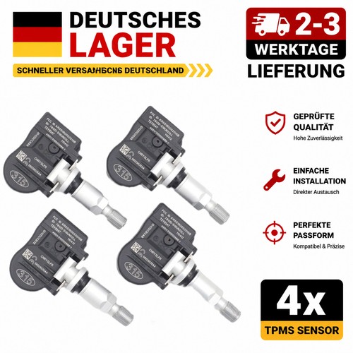 Reifendrucksensor - 4x,